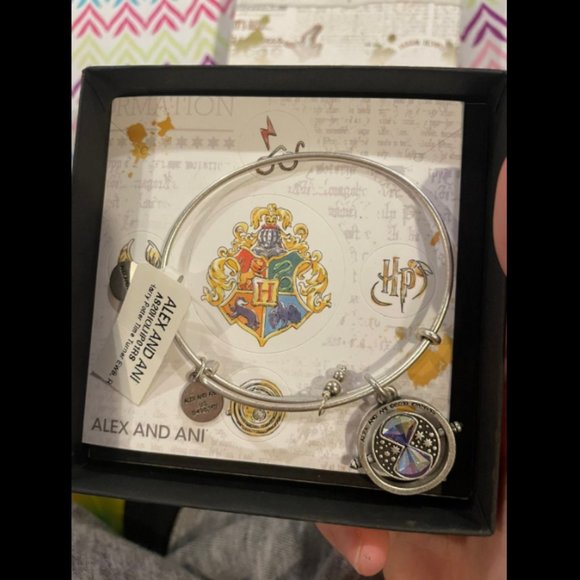 ALEX AND ANI Harry Potter Time Turner Spinner Charm Bangle - Picture 1 of 2
